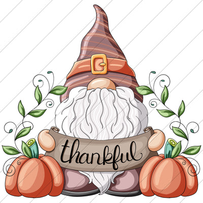 BHC Thankful Thanksgiving Gnome - PNG Clipart Commercial Use