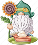 BHC Thanksgiving Gnome 2 - PNG Clipart Commercial Use Instant Digital Download Dye Sublimation