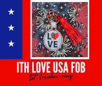 HL ITH Love USA Fob HL6414