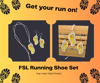 HL FSL Running Shoe Jewelry Set HL6411
