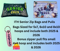 HL ITH Senior 2025 and 2026 Zip Bag and Zipper Fob HL6467