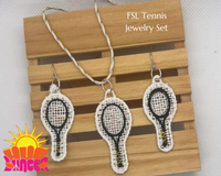 HL FSL Tennis Racket Jewelry Set HL6407