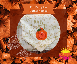 HL ITH Pumpkin Buttonhole(s) HL6424
