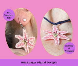 HL FSL Stargazer Lily Jewelry Set HL6452