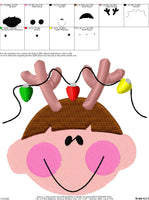 TIS Santa Deer Faces Bundle