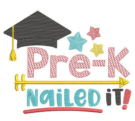 BBE Pre-K Nailed It Grad Graduation saying