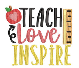 BBE Teach Love Inspire saying