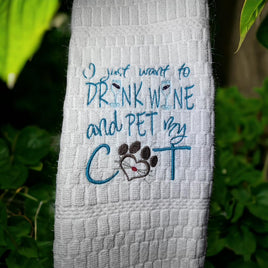 BBE I want to drink wine and pet my cat