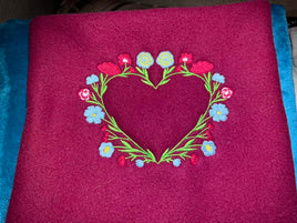 BBE Floral heart frame