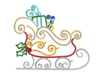 BBE Swirl Christmas Santas Sleigh