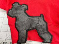 BBE - Schnauzer Dog Side Design Applique