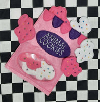 NNK In Hoop Play Food Animal Cookies with bag