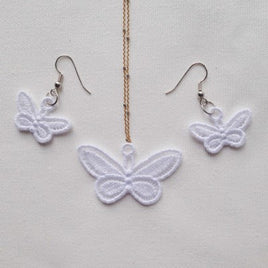 APE FSL Earrings And Pendant Butterflies