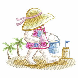 APE Sketched Sunbonnet At The Beach 5