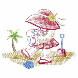 APE Sketched Sunbonnet At The Beach 6
