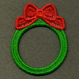 APE FSL Christmas Napkin Ring Wreath