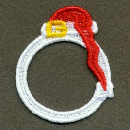 APE FSL Christmas Napkin Ring Santa Hat