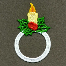 APE FSL Christmas Napkin Ring Candle