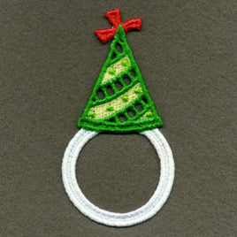 APE FSL Christmas Napkin Ring Tree