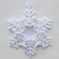 APE FSL Snowflake Photo Ornaments