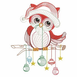 APE Christmas Owl 7 - 3 Sizes!