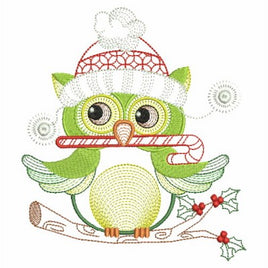 APE Christmas Owl 9 - 3 Sizes!