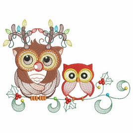 APE Christmas Owl 11 - 3 Sizes!