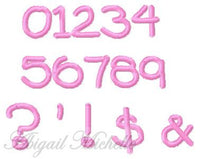 BBE Her Bubbly Personality Monogram Font - 6 Sizes!