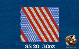 WB American Flag  SS20 30oz rhinestone
