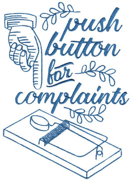 BCE Push Button For Complaints