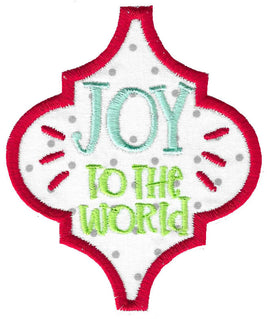 BCD Joy to the world Christmas Ornament