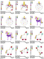 BCD Be A Unicorn Set Applique