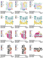 BCD Beach Sentiments Set