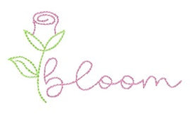 TIS Tulip Bloom bean stitch