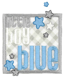 BCE Boxy Boy Applique - Little Boy Blue