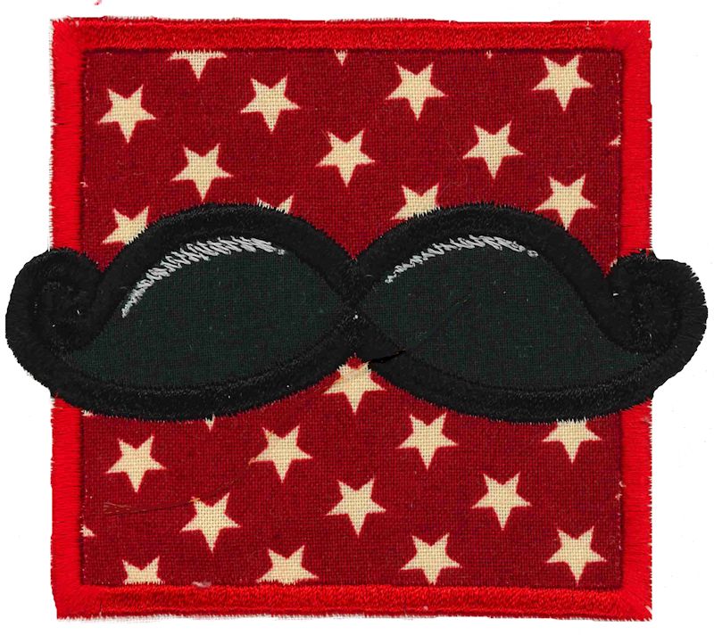 BCE Boxy Boy Applique - Mustache