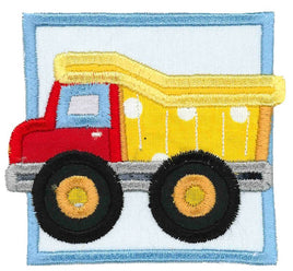 BCE Boxy Boy Applique - Dump Truck