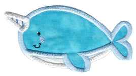 BCD Boxy Narwhal Applique