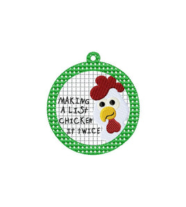 TIS Chicken Ornament