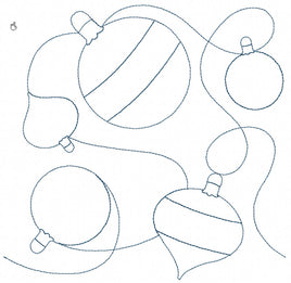 BCE Christmas Continuous Line Quilting 8