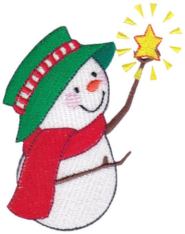 BCE Snowman Holding Star