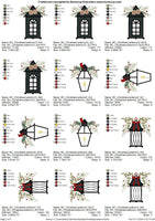 BCD Christmas Lanterns Set