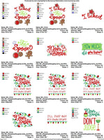 BCE Christmas Naughty List Set