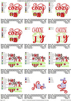 BCD Christmas Sentiments Ten Bundle Set