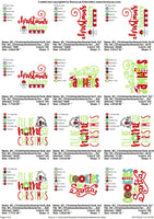 BCD Christmas Sentiments Ten Bundle Set