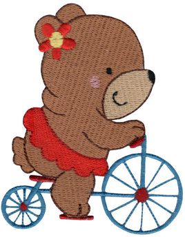 BCE Circus Fun Bear Riding Bicycle