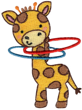 BCE Circus Fun Hula Hooping Giraffe