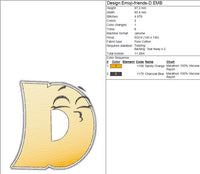 DAS Emoji Friends Font - 26 Designs