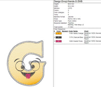 DAS Emoji Friends Font - 26 Designs
