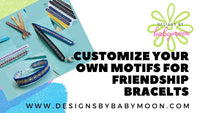 DBB FSL Friendship Bracelet MOD MOTIFS- In the Hoop Freestanding Lace Bracelet in Three Sizes FOR STITCH ARTIST USERS